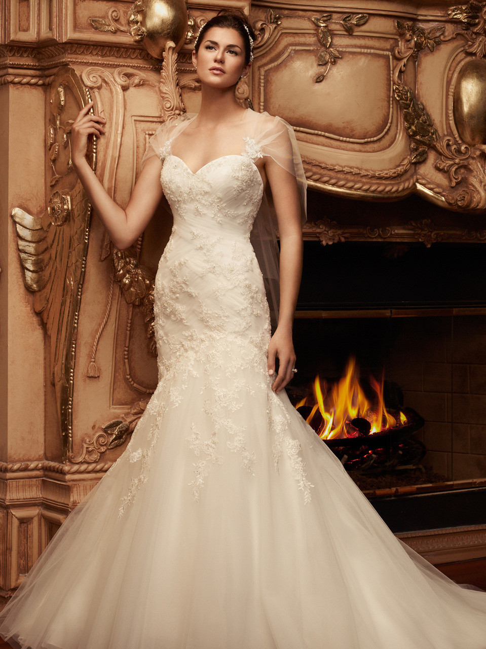 Satin Sweetheart Mermaid Wedding Dress