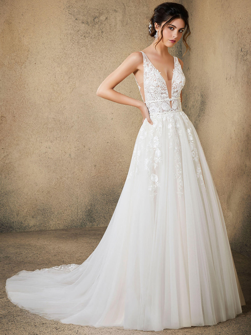 Morilee Blu Wedding gown Rosa 5763 | Dimitra Designs