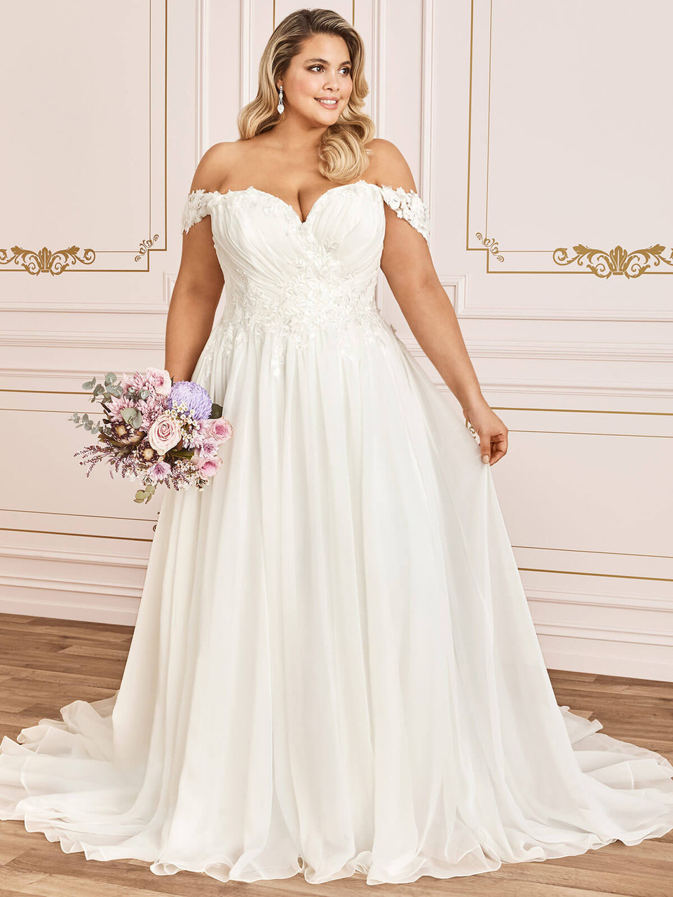 Custom Made 2023 Classy Mermaid Wedding Dresses With Beaded Jewel Neckline,  Long Sleeves, Tulle Lace Applique, Ruffles, And Sweep Train Plus Size  Bridal Gown From Suelee_dress, $261.3 | DHgate.Com