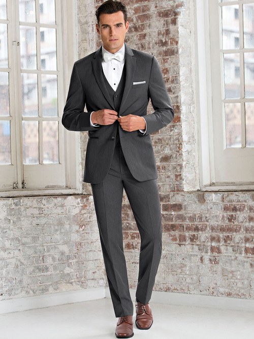 steel grey stearling wedding suit dimitra designs tux rental shop