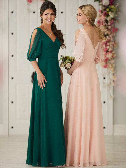 V-neck bridesmaid dress Christina Wu 22907