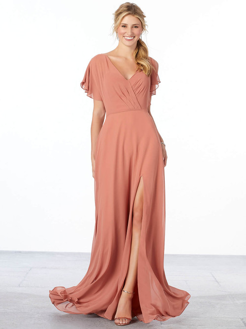 Flutter Sleeve Morilee Bridesmaid Dress  21667