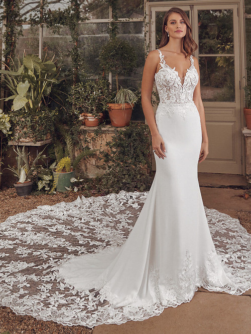 Lace Bodice Justin Alexander Bridal Gown Alivia 88153