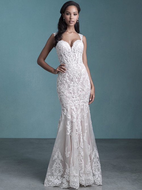 Fit & Flare Bridal Gown by Allure 9754