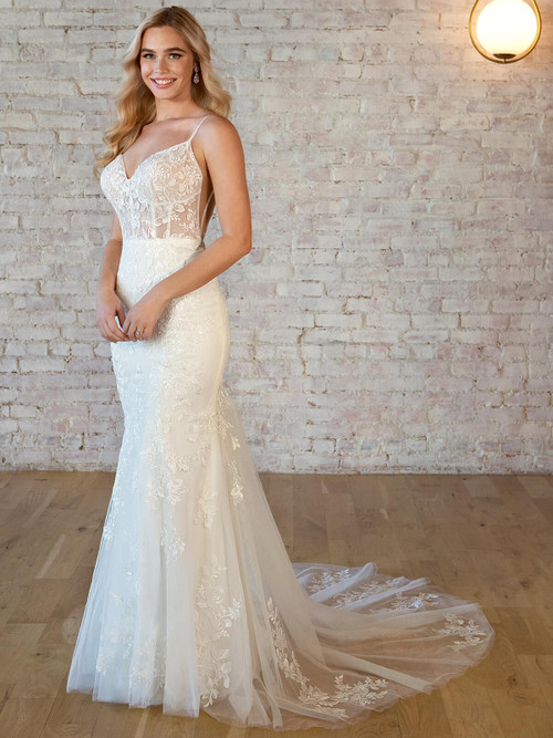 Fit And Flare Stella York Wedding Gown 7519