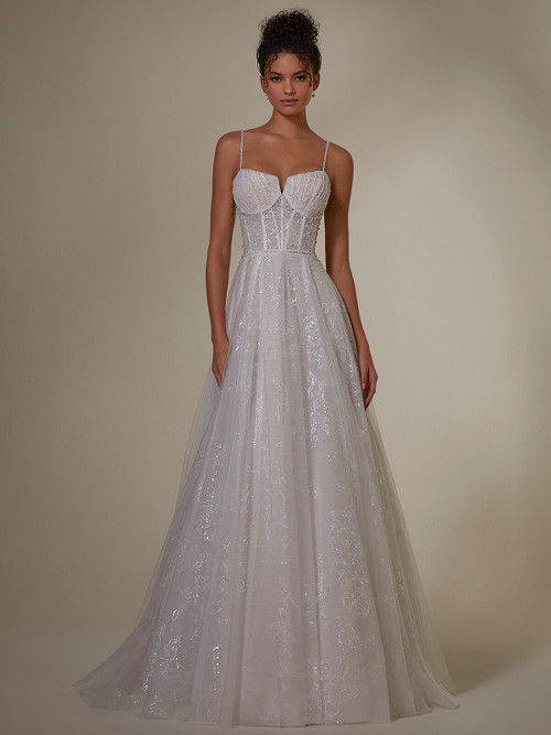 Sequin Beaded Morilee Wedding Gown Mirella 2543