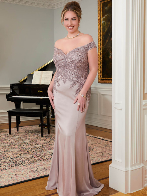 Plus Size Morilee MOB Gown 71616