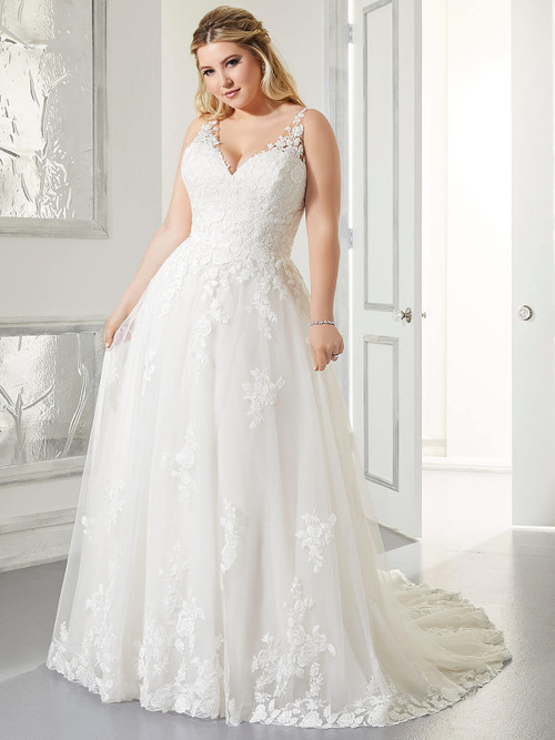 A-line Plus Size Julietta Bridal Dress Arlene 3302
