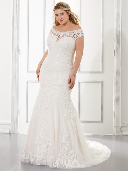 A-line Plus Size Julietta Bridal Dress Aretha 3303