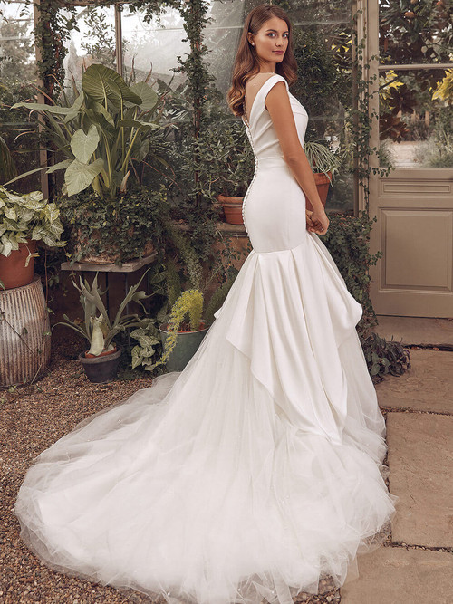 Mermaid Justin Alexander Wedding Dress 