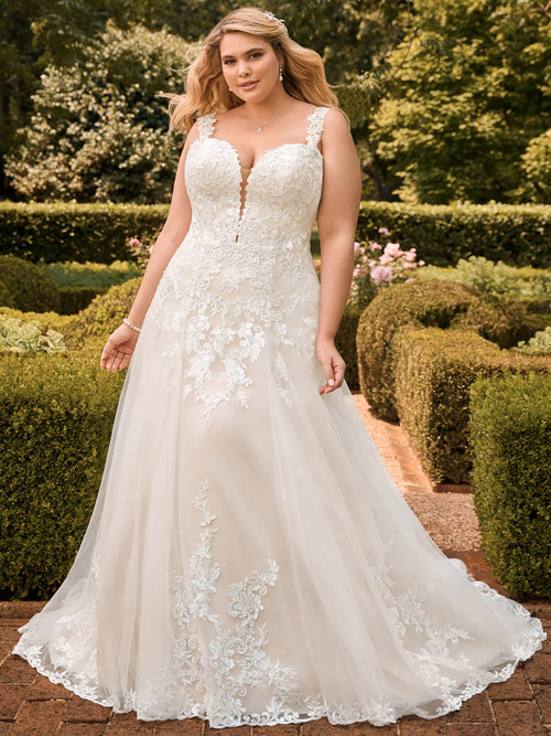 Sophia Tolli Plus Size Wedding Dress Montana Y22047ZB | Dimitra Designs