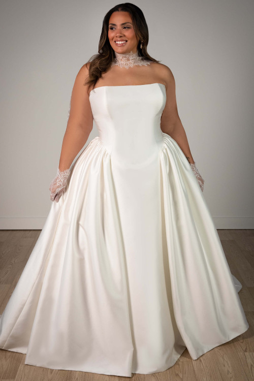 Stella York SY8274 Plus Size Wedding Gown