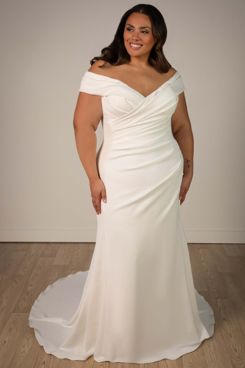 Stella York SY8330 Plus Size Wedding Gown
