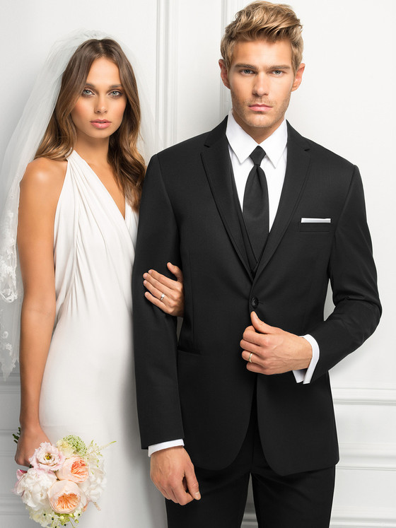 black wedding tuxedo with 30.5" length jacket ultra slim fit black wedding tuxedo with 30.5" length jacket ultra slim fit