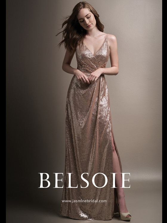 Belsoie L194008 V-neck Bridesmaid Dress Belsoie L194008 V-neck Bridesmaid Dress