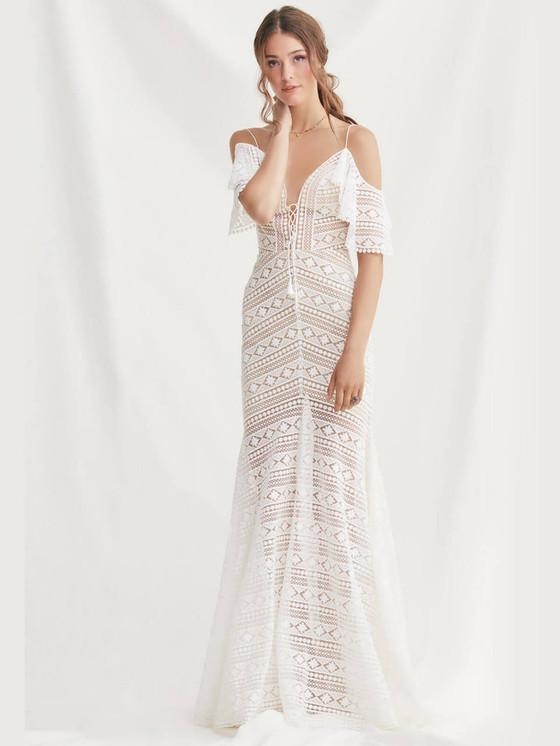 Cold Shoulder wedding gown Willowby Jaycee 52103 Cold Shoulder wedding gown Willowby Jaycee 52103