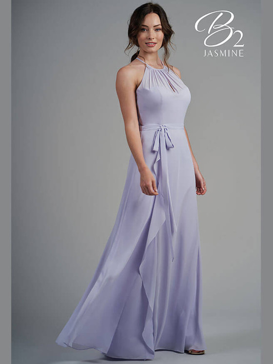 Halter bridesmaid dress Jasmine B213005