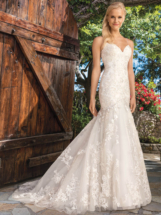 Fit And Flare Casablanca Bridal Gown Lilian 2363 Fit And Flare Casablanca Bridal Gown Lilian 2363