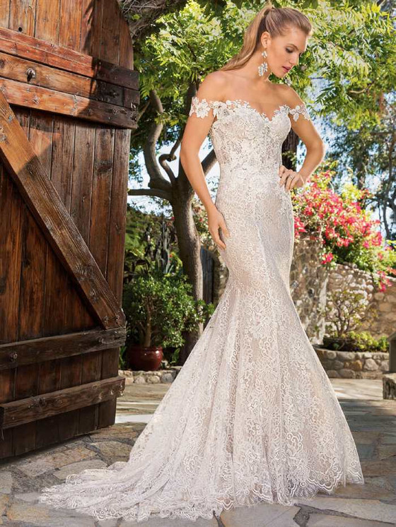 Fit And Flare Casablanca Bridal Gown Ella 2365 Fit And Flare Casablanca Bridal Gown Ella 2365