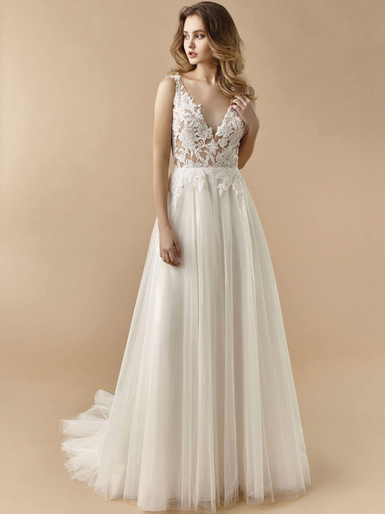 A-line wedding gown Enzoani Beautiful BT20-26 A-line wedding gown Enzoani Beautiful BT20-26