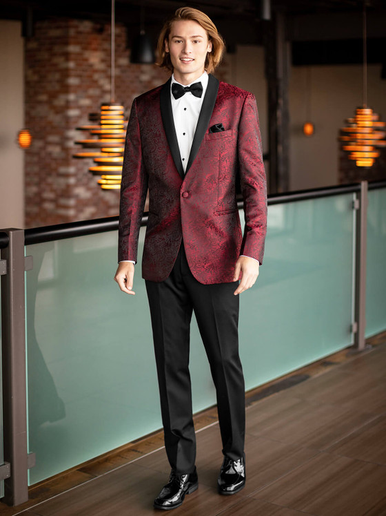 apple red paisley tuxedo apple red paisley tuxedo