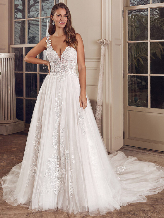 A-Line Justin Alexander Bridal Gown Aurora 88158 A-Line Justin Alexander Bridal Gown Aurora 88158