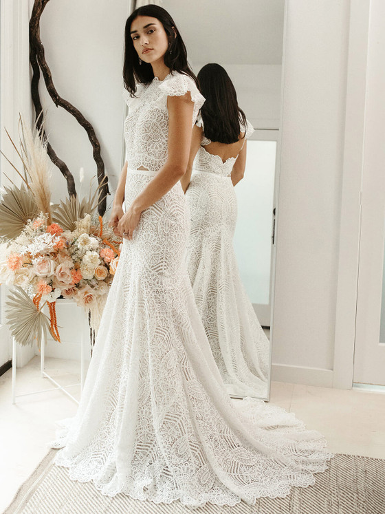 Fit and Flare Wedding Gown Willowby Cosette 56103 Fit and Flare Wedding Gown Willowby Cosette 56103