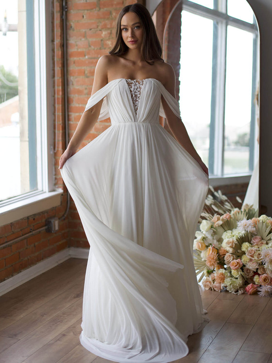 Off The Shoulder Wedding Dress Wtoo Ryder 16711 Off The Shoulder Wedding Dress Wtoo Ryder 16711