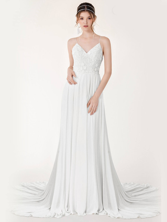 A-line Bridal Gown by Chic Nostalgia Olivia 001500061 A-line Bridal Gown by Chic Nostalgia Olivia 001500061