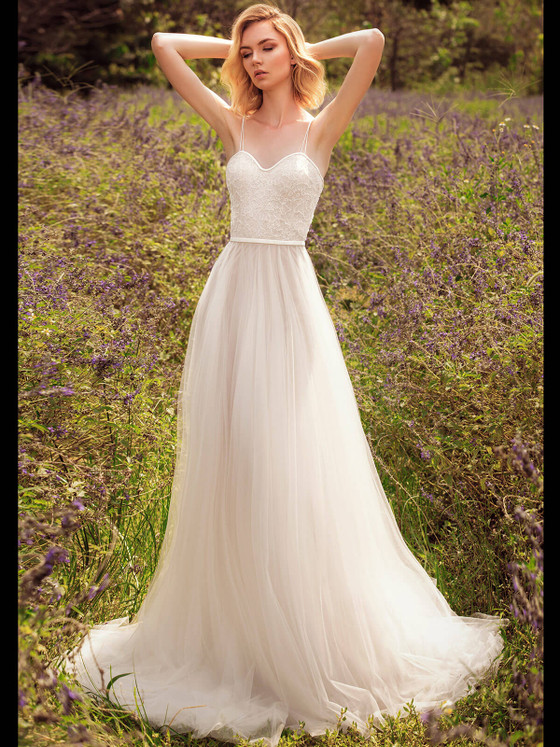 A-Line Bridal Gown by Chic Nostalgia Aster 101500168 A-Line Bridal Gown by Chic Nostalgia Aster 101500168