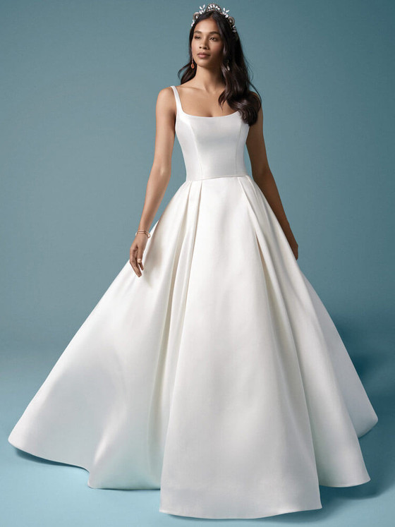 Satin Bridal Ball Gown by Maggie Sottero Selena Satin Bridal Ball Gown by Maggie Sottero Selena
