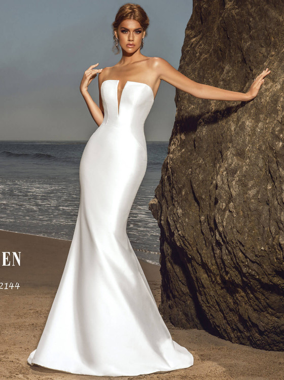 Trumpet Wedding Gown KittyChen Mckenna H2144 Trumpet Wedding Gown KittyChen Mckenna H2144