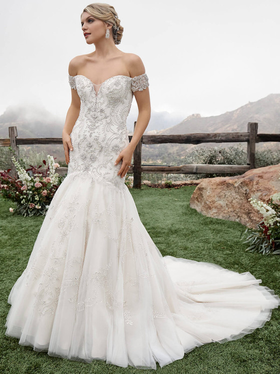 Fit And Flare Wedding Gown Casablanca Gabrielle 2423 Fit And Flare Wedding Gown Casablanca Gabrielle 2423