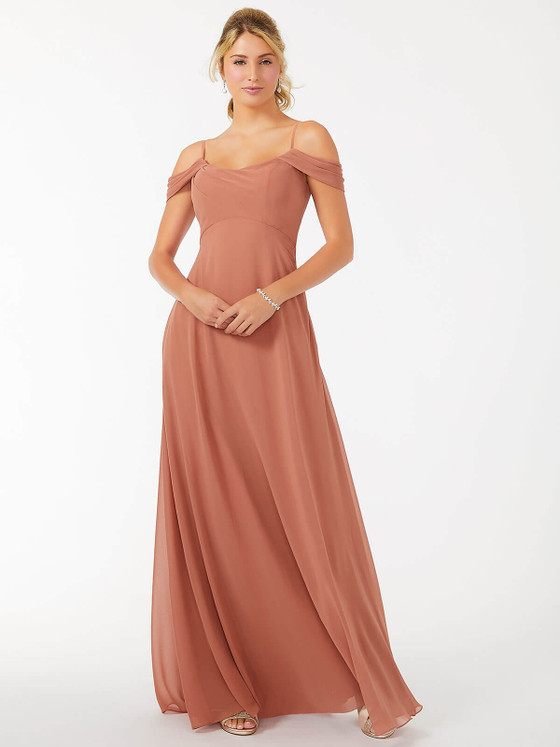 Cold Shoulder Morilee Bridesmaid Dress 21703