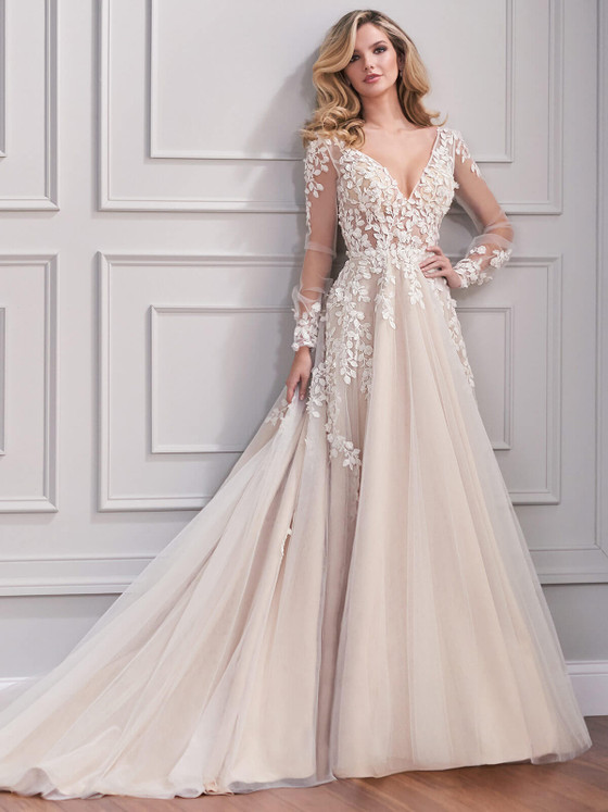 A-line Wedding Gown Martin Thornburg Blaye 221203 A-line Wedding Gown Martin Thornburg Blaye 221203