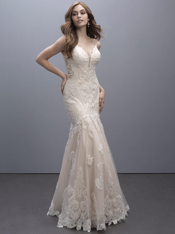 Fit And Flare Wedding Gown Madison James MJ704 Fit And Flare Wedding Gown Madison James MJ704