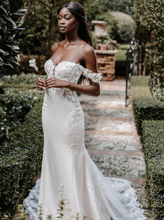 Off The Shoulder Wedding Gown Allure Bridals 9860 Off The Shoulder Wedding Gown Allure Bridals 9860