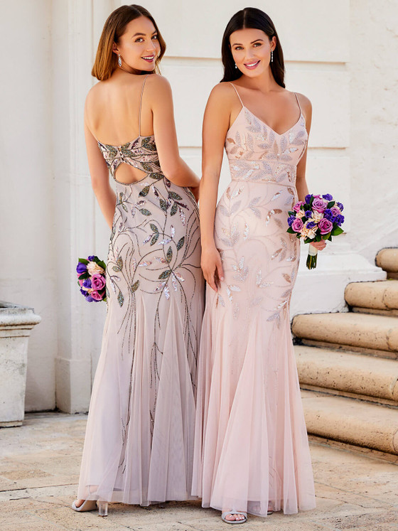 V-neck Adrianna Papell Bridesmaid Dress 40330 V-neck Adrianna Papell Bridesmaid Dress 40330
