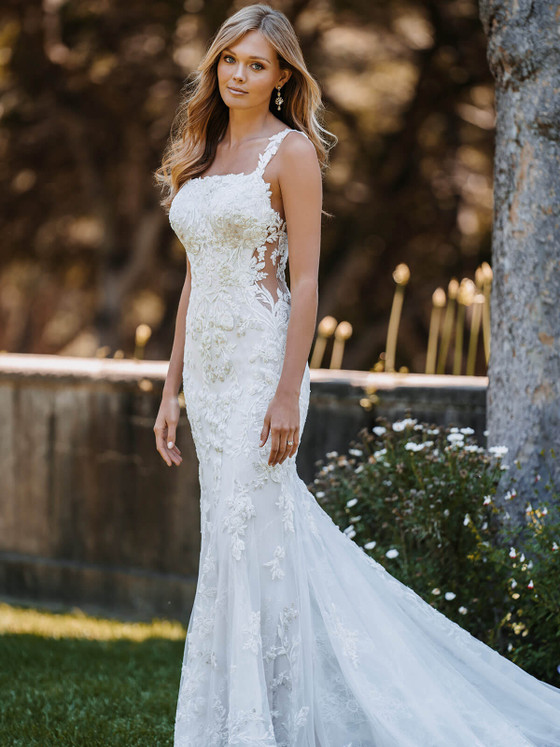 Square Neckline Allure Bridals Wedding Dress 9911 Square Neckline Allure Bridals Wedding Dress 9911