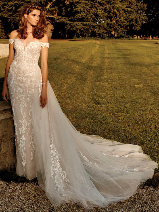 Off The Shoulder Justin Alexander Wedding Gown Deidra 88245 Off The Shoulder Justin Alexander Wedding Gown Deidra 88245