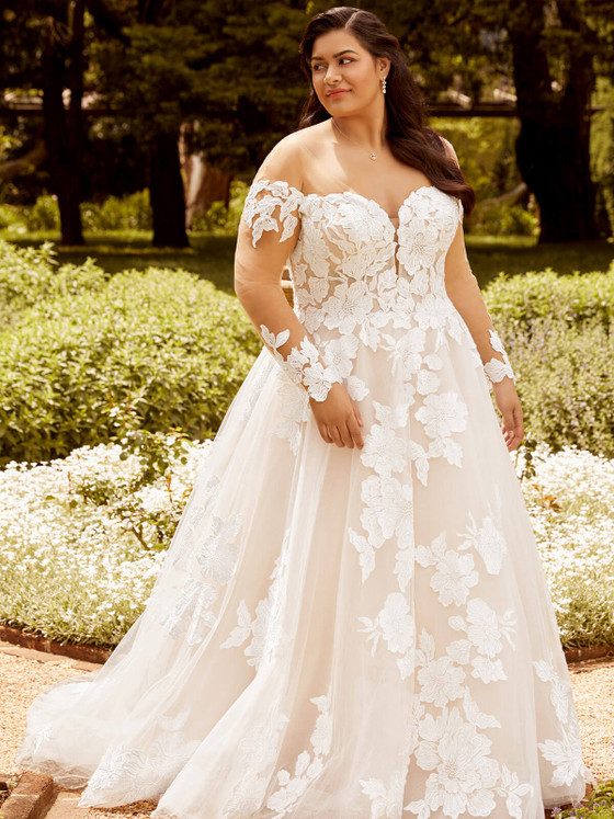 A-line Plus Size Wedding Gown Sophia Tolli Y12235LB A-line Plus Size Wedding Gown Sophia Tolli Y12235LB