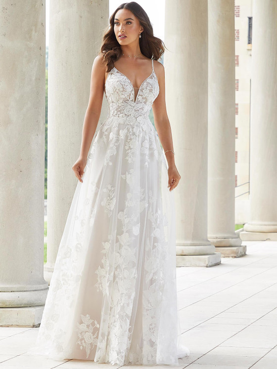 A-line Morilee Bridal Gown Davida 2419 A-line Morilee Bridal Gown Davida 2419