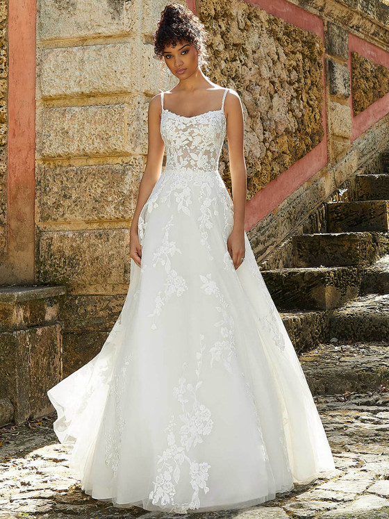 A-line Morilee Bridal Dress Filippa 2474 A-line Morilee Bridal Dress Filippa 2474