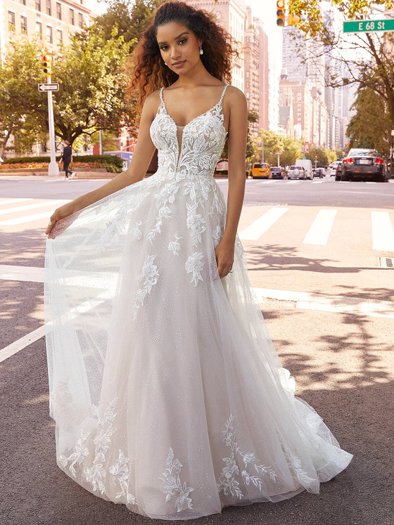 Lace A-line Morilee Bridal Dress Jeanelle 2514 Lace A-line Morilee Bridal Dress Jeanelle 2514
