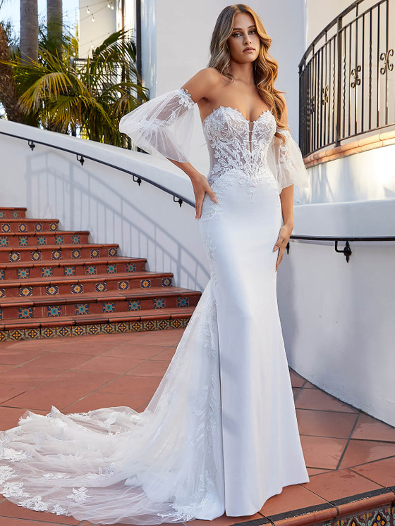 Strapless Sweetheart Ivory Morilee Wedding Gown Monique 2535 Strapless Sweetheart Ivory Morilee Wedding Gown Monique 2535