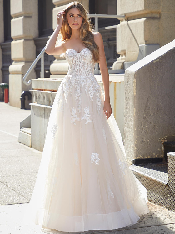 Tulle A-Line Blu by Morilee Bridal Dress Jamila 4109 Tulle A-Line Blu by Morilee Bridal Dress Jamila 4109