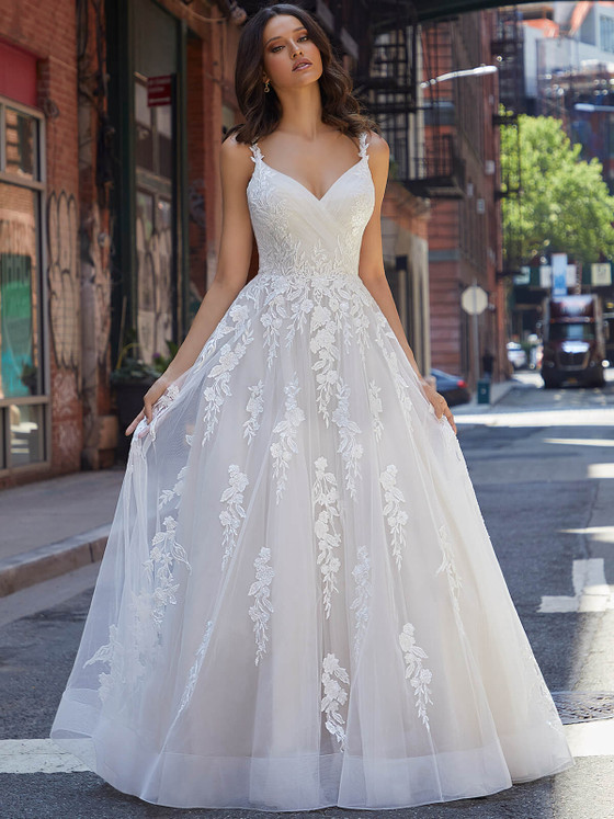 Floral Applique Blu by Morilee Bridal Dress Jocasta 4113 Floral Applique Blu by Morilee Bridal Dress Jocasta 4113