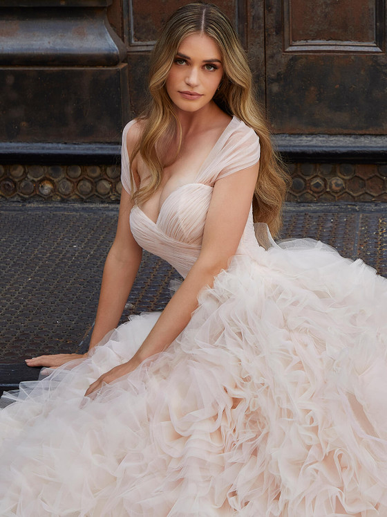 Ruched A-Line Blu by Morilee Bridal Dress Josefina 4119 Ruched A-Line Blu by Morilee Bridal Dress Josefina 4119