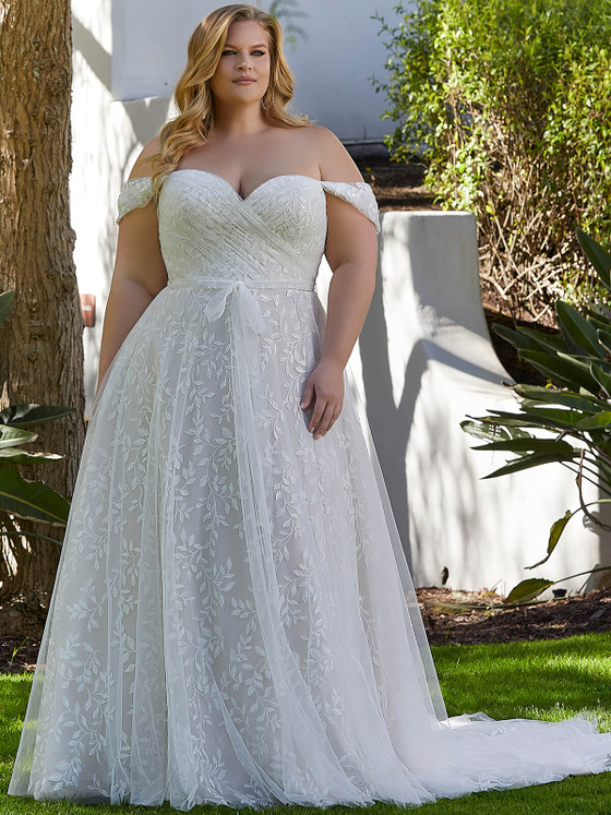 Embroidered Julietta by Morilee Plus Size Bridal Dress Laurentina 3394 Embroidered Julietta by Morilee Plus Size Bridal Dress Laurentina 3394