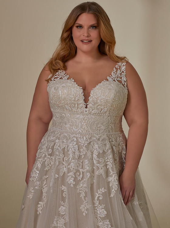 Julietta Plus Size Bridal Gown by Morilee Lenora 3395